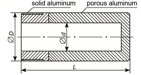 porous-aluminium-cylinder-porous-and-solid-parts